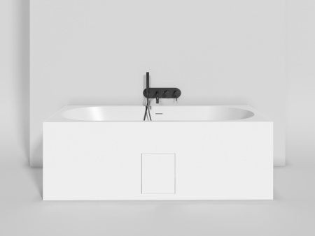 Ванна из литьевго мрамора Salini ORNELLA 103511GF 180х80 встраиваемая прямоугольная с ножками